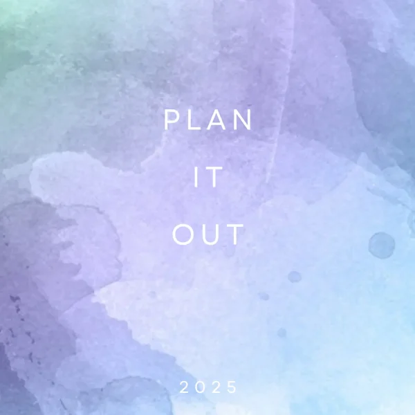 Planner diário Azul Ártico personalizado