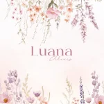 Planner diário Bónus Floral personalizado