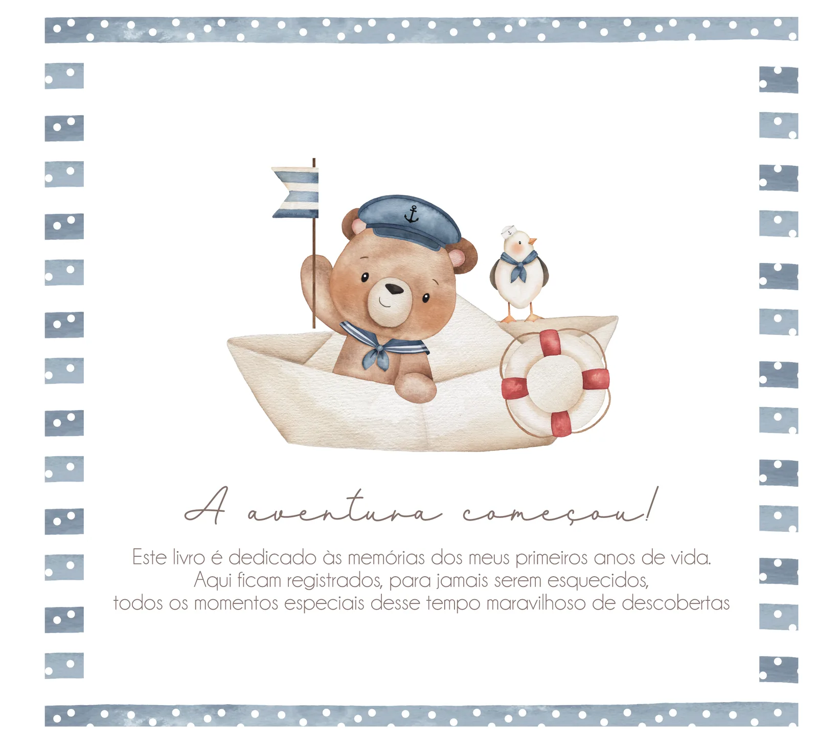 Ursinho Marinheiro Menino — detalhe