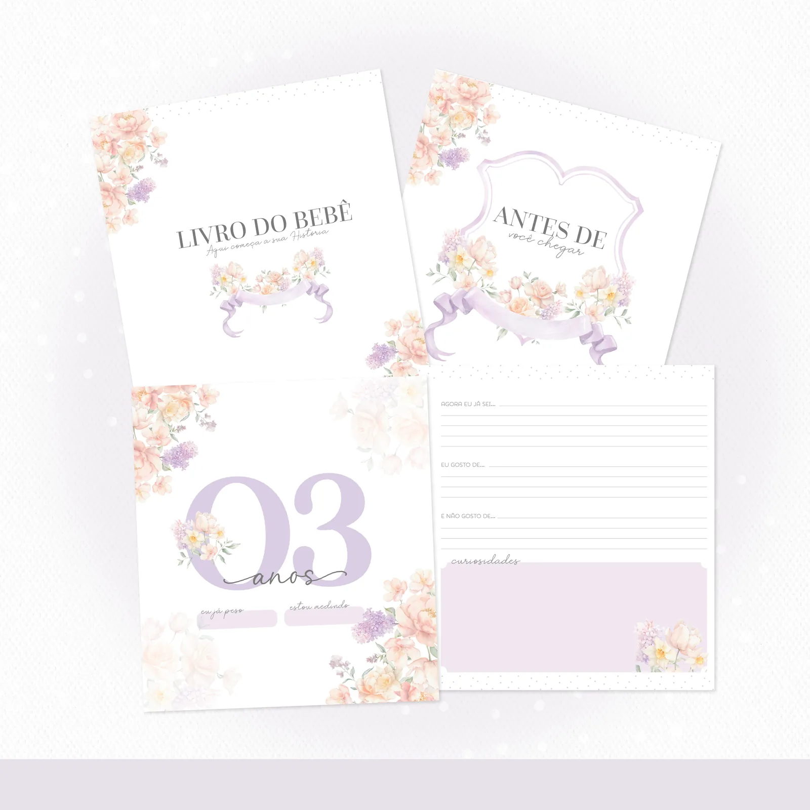 Floral Lilas — detalhe