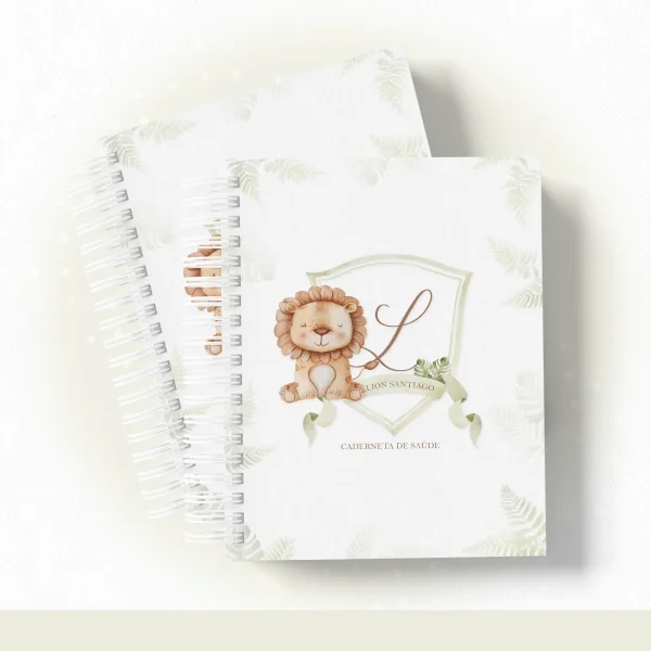 Planner com monograma Leãozinho