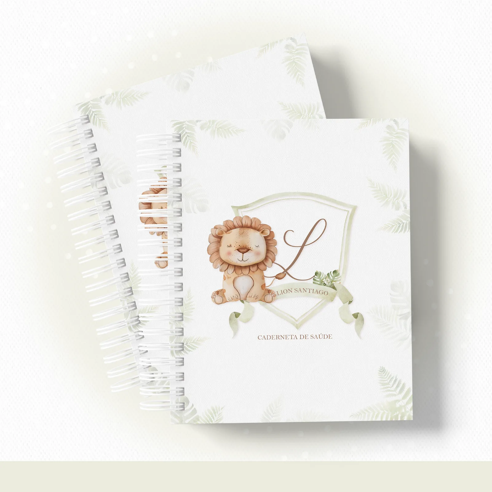 Planner com monograma Leãozinho